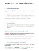 Le néolibéralisme Le néolibéralisme