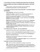 La révision de la Constitution La révision de la Constitution