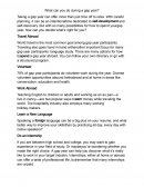 What can you do during a gap year? What can you do during a gap year?