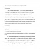 Dissertation sur le commerce international Dissertation sur le commerce international