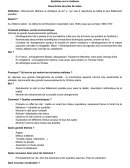 Synthèse sur le réalisme Synthèse sur le réalisme