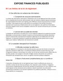 Exposé de finances publiques Exposé de finances publiques
