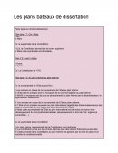 Les plans de dissertation Les plans de dissertation