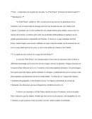 L'importance de la quête du sens dans "Le Petit Prince" d'Antoine de Saint-Exupéry L'importance de la quête du sens dans "Le Petit Prince" d'Antoine de Saint-Exupéry