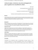 L’arbre de pluie, le dernier venu des aménagements pour la gestion du ruissellement urbain L’arbre de pluie, le dernier venu des aménagements pour la gestion du ruissellement urbain