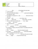 Past tenses exercises Past tenses exercises