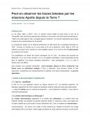 Peut-on observer les traces laissées par les missions Apollo depuis la Terre ? Peut-on observer les traces laissées par les missions Apollo depuis la Terre ?
